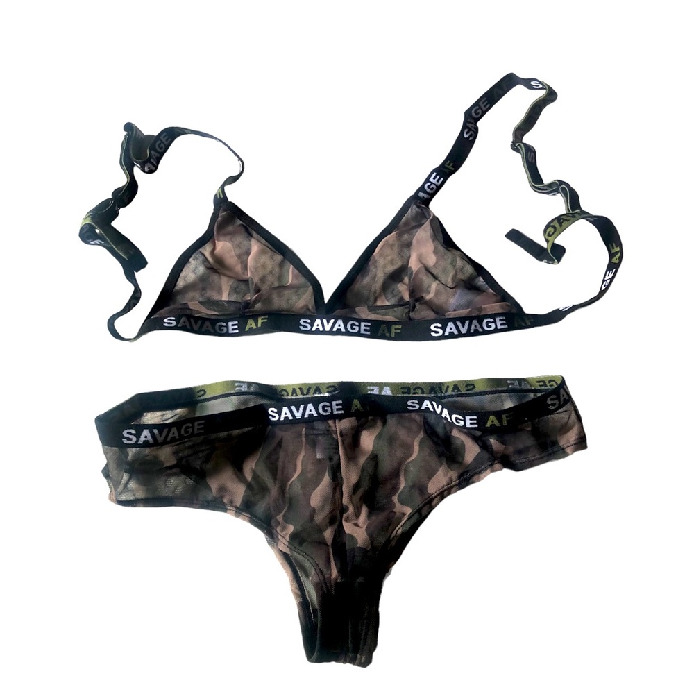 Vibes Camouflage Lingerie